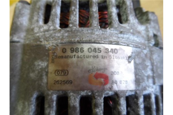 Recambio de alternador para volkswagen golf v (1k1) 1.9 trendline referencia OEM IAM 0986045340  