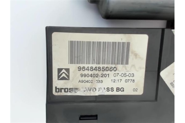 Recambio de mecanismo elevalunas delantero derecho para citroen c5 berlina 2.0 hdi exclusive referencia OEM IAM 9648485080 99040