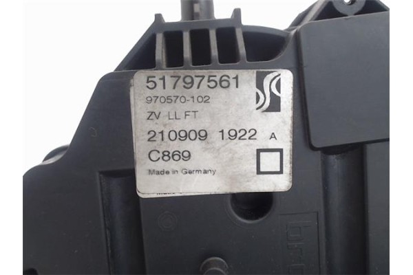 Recambio de cierre electromagnetico delantero izquierdo para fiat punto / grande punto (199) 1.2 referencia OEM IAM 51797561  