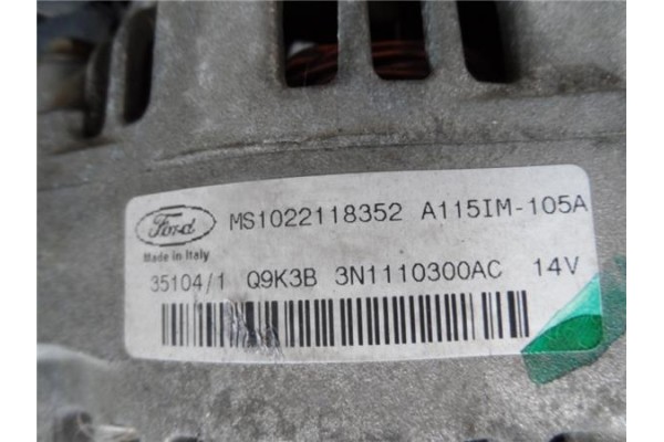 Recambio de alternador para ford focus ii (da_) 1.6 referencia OEM IAM 3N1110300AC MS1022118352 A115IM 