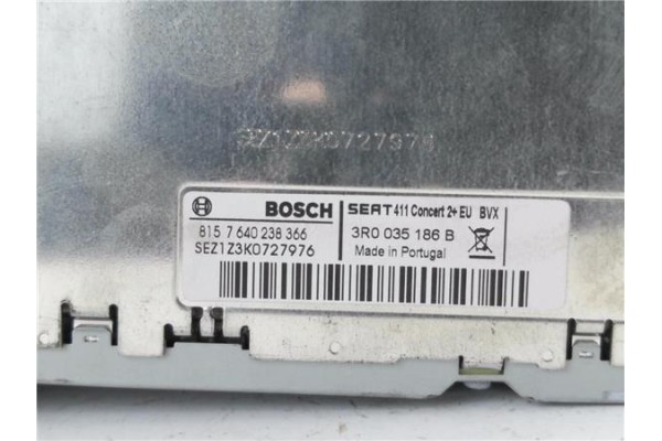 Recambio de radio / cd para seat exeo st (3r5) 2.0 reference referencia OEM IAM 3R0035186B W03R0035186B 