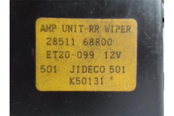 Recambio de caja fusibles/rele para nissan vanette cargo 2.3 vanette cargo caja cerrada referencia OEM IAM 2851168R00 ET20099 