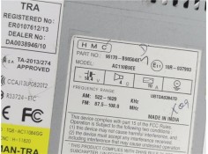 Recambio de radio / cd para hyundai i10 (ia) 1.2 black line referencia OEM IAM 96170B90504X  