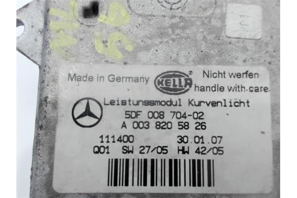 Recambio de centralita xenon para mercedes-benz clase m (bm 164) 3.0 ml 320 cdi (164.122) referencia OEM IAM A0038205826  