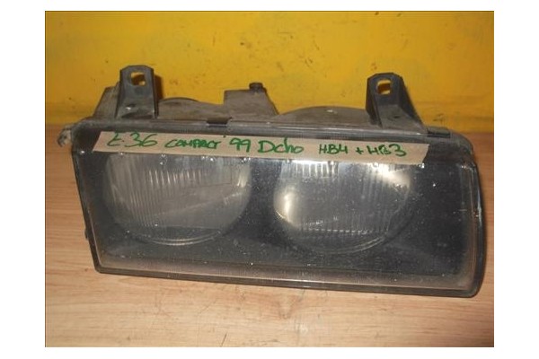 Recambio de faro delantero dcho para bmw serie 3 compacto (e36) 1.7 318tds referencia OEM IAM 63128353544  