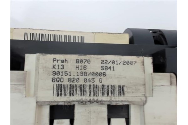 Recambio de mandos calefaccion / a.a. para volkswagen polo iv (9n3) 1.4 advance referencia OEM IAM 6Q0820045G  (6Q0820045G) , AU