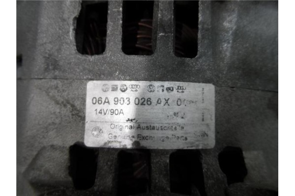 Recambio de alternador para volkswagen golf iv berlina (1j1)(1997) 1.6 referencia OEM IAM 06A903026AX 0123320034 28903028D , AUD