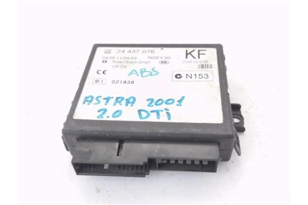 Recambio de centralita abs para opel astra g berlina 2.0 dti 16v referencia OEM IAM 24437076  