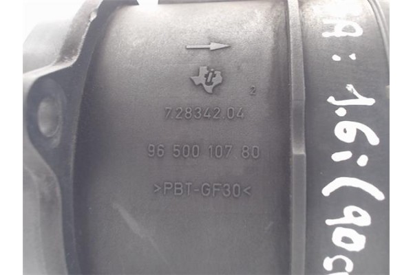 Recambio de caudalimetro para citroen c3 1.4 hdi 16v exclusive referencia OEM IAM (72834204) (9650010780) 