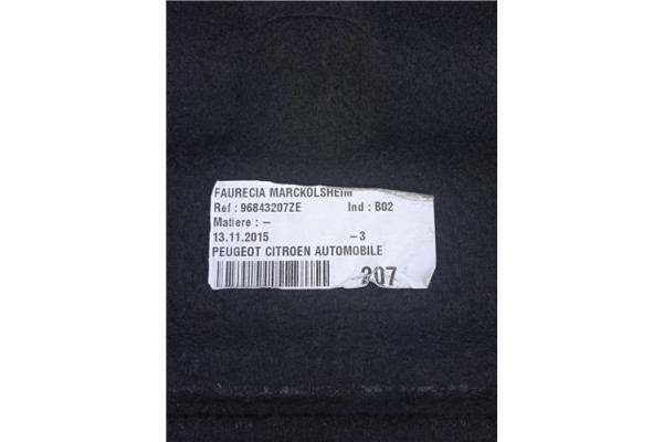 Recambio de bandeja trasero para peugeot 3008 2.0 style referencia OEM IAM 8337EL  