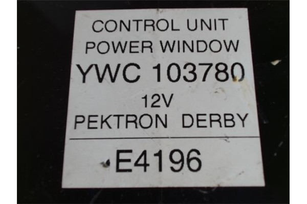 Recambio de centralita para rover rover 200 (xw) 1.4 214 si referencia OEM IAM YWC103780 E4196 