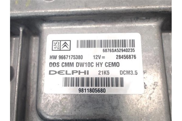 Recambio de centralita para peugeot 3008 2.0 style referencia OEM IAM 1608706880  