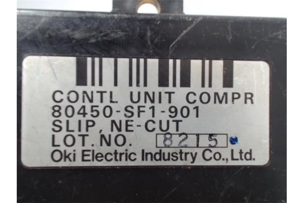 Recambio de centralita para honda prelude (ba4) 2.0 ex (ba4) referencia OEM IAM 80450SF1901  