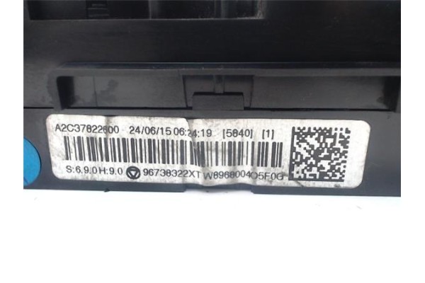 Recambio de mandos climatizador para peugeot 3008 2.0 style referencia OEM IAM 6452p2  