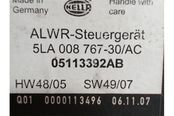 Recambio de centralita luces para chrysler grand voyager (rt) 2.8 limited referencia OEM IAM 5LA00876730AC 05113392AB 