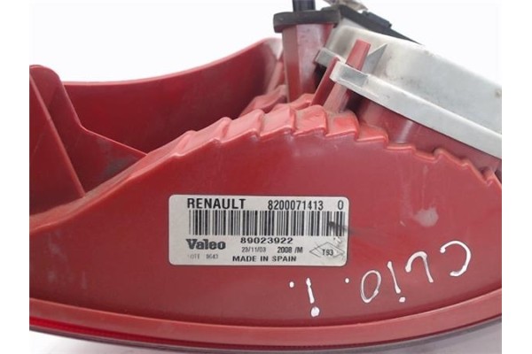 Recambio de piloto trasero izquierdo para renault clio ii fase ii (b/cb0) referencia OEM IAM 8200071413  8200917488 , RENAULT