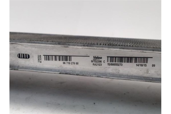Recambio de radiador agua para peugeot 3008 2.0 style referencia OEM IAM 9671927980  
