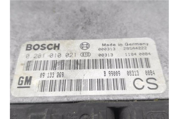 Recambio de centralita para opel zafira a 2.0 di 16v referencia OEM IAM 09133269 0281010021 