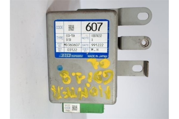 Recambio de centralita para mitsubishi montero pinin (h60/h70) 1.8 1800 gdi comfort ii (3-ptas.) referencia OEM IAM MD360607 E00