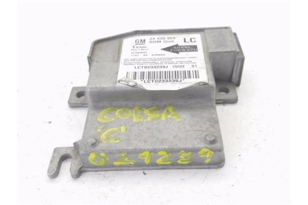 Recambio de centralita airbag para opel corsa c referencia OEM IAM 24439954LC 327963935 