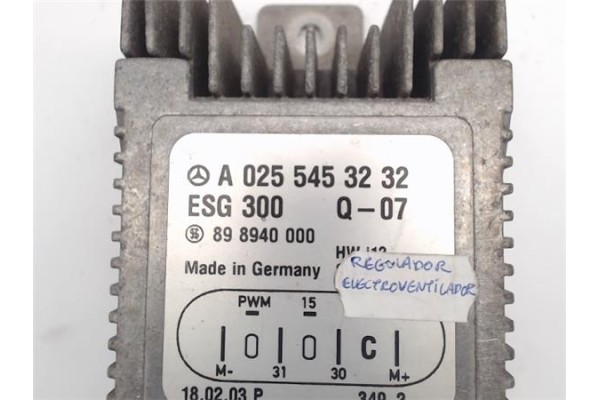 Recambio de regulador ventilador climatizacion para mercedes-benz clase a (bm 168) referencia OEM IAM 0255453232  275458032 , ME