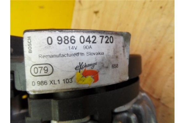 Recambio de alternador para renault megane i (ba0/1_) 1.4 16v (ba0d, ba1h, ba0w, ba10) referencia OEM IAM BOSCH 0986042720 