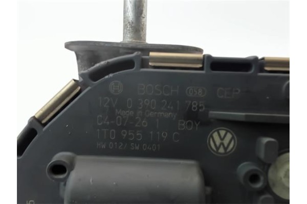 Recambio de motor limpiaparabrisas delantero para volkswagen touran (1t1) 1.9 tdi referencia OEM IAM 1T0955119C  