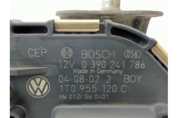 Recambio de motor limpiaparabrisas delantero para volkswagen touran (1t1) referencia OEM IAM 1T0955120C  