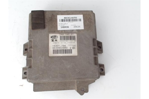 Recambio de centralita para peugeot 206 1.4 i referencia OEM IAM 9639907880 16301794 