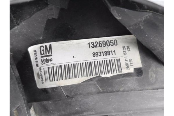 Recambio de piloto trasero izquierdo para opel corsa d 1.3 cdti referencia OEM IAM 89037882 13269050 