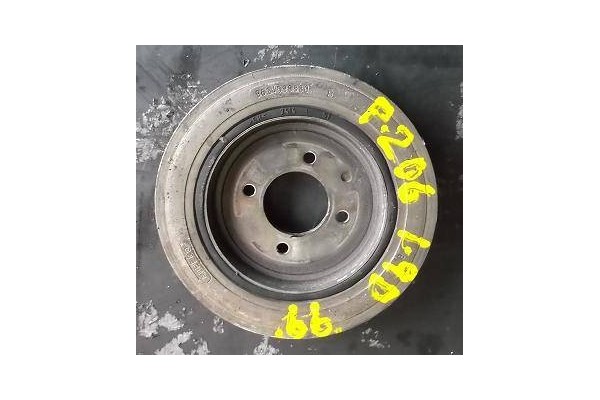 Recambio de polea cigueñal para peugeot 206 berlina (1998) 1.9 d referencia OEM IAM   