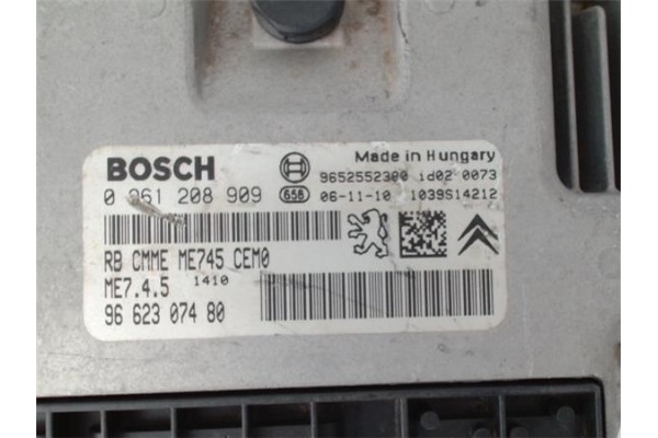 Recambio de centralita para peugeot 307 cc cabrio-coupé (s1) 1.6 referencia OEM IAM 9662307480 0261208909 