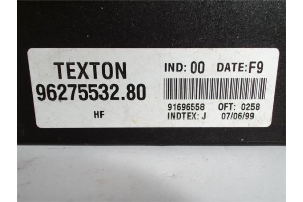 Recambio de centralita cierre para citroen xantia berlina 2.0 hdi 90/110 attraction referencia OEM IAM 9627553280 91696558 