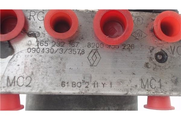Recambio de nucleo abs para renault kangoo express (fw0/1_) 1.5 dci (fw0a, fw0b) referencia OEM IAM 8201240013 265800498 