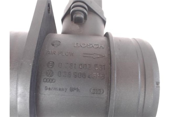 Recambio de caudalimetro para seat leon (1p1) 1.9 tdi referencia OEM IAM 038906461B 0281002531 