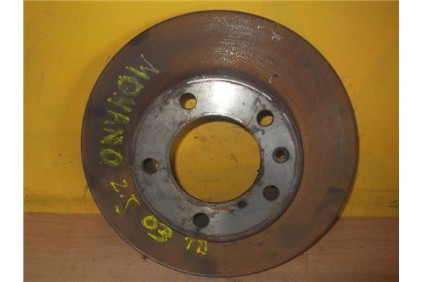 Recambio de disco freno delantero para opel movano furgón (f9) 2.5 dti referencia OEM IAM 95599297  