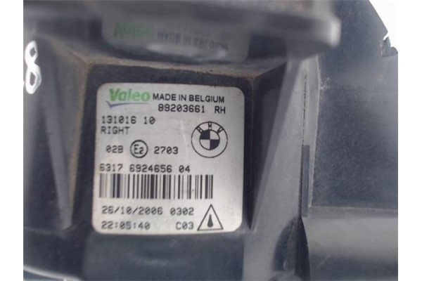 Recambio de faro antiniebla derecho para bmw serie 1 berlina (e81/e87) referencia OEM IAM 6317692465604  