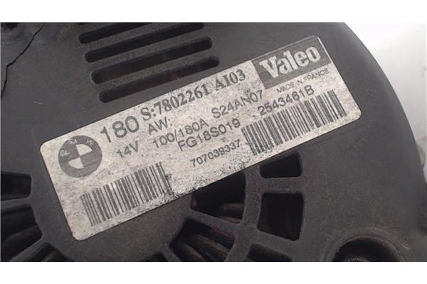 Recambio de alternador para bmw serie 1 berlina (e81/e87) 2.0 118d referencia OEM IAM 12317802619 7802261 