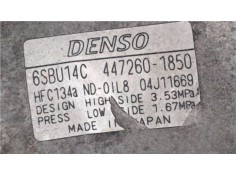 Recambio de compresor aire acond. para bmw serie 1 berlina (e81/e87) 2.0 118d referencia OEM IAM 64526987862 6SBU14C 