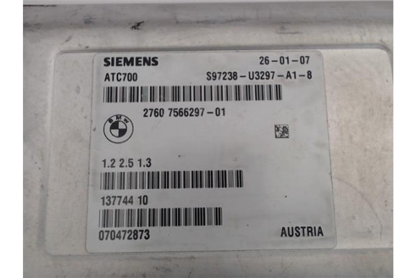 Recambio de centralita para bmw serie x5 (e70) 3.0 xdrive35d referencia OEM IAM (ATC700) (S97238-U3297-A1-8) (2760756629701) 