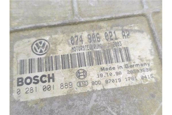 Recambio de centralita para volkswagen lt 28-35 ii autobús (2dm) 2.5 tdi referencia OEM IAM 074906021AP 0281001889 