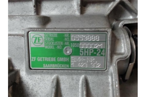 Recambio de caja cambios automatica para bmw serie 5 berlina (e39) 4.4 540i referencia OEM IAM 5HP24  