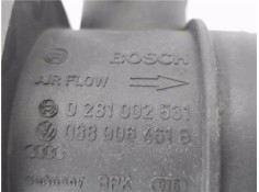Recambio de caudalimetro para volkswagen golf v (1k1) 1.9 tdi referencia OEM IAM 0281002531 038906461B 