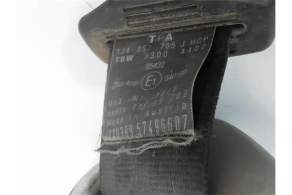 Recambio de cinturon seguridad delantero izquierdo para volkswagen golf iv berlina (1j1) referencia OEM IAM 1J4857705J  