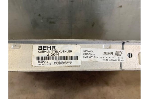 Recambio de radiador agua para bmw serie 3 compacto (e36) 1.6 316i referencia OEM IAM 17111247436  