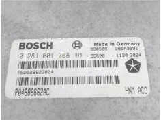 Recambio de centralita para chrysler voyager gs 2.5 td referencia OEM IAM 28SA3891 0281001768 