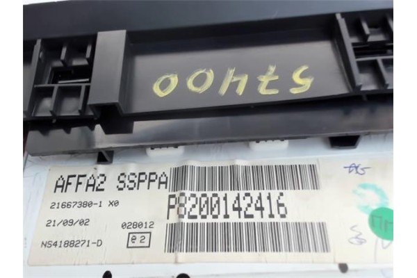 Recambio de reloj horario para renault scenic i (ja...) 1.9 dci (ja05, ja1f) referencia OEM IAM 8200142416 P8200142416 