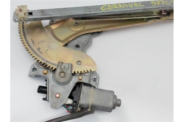 Recambio de mecanismo elevalunas delantero derecho para kia carnival ii (fl) 2.9 td referencia OEM IAM XH023PA  