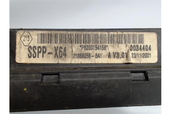 Recambio de centralita para renault scenic i (ja...) 1.6 16v dynamique (ja0b/11) referencia OEM IAM P8200154158 SSPPX64 