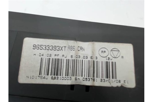 Recambio de mandos climatizador para citroen c3 1.4 hdi referencia OEM IAM 96533393XT 69210003 